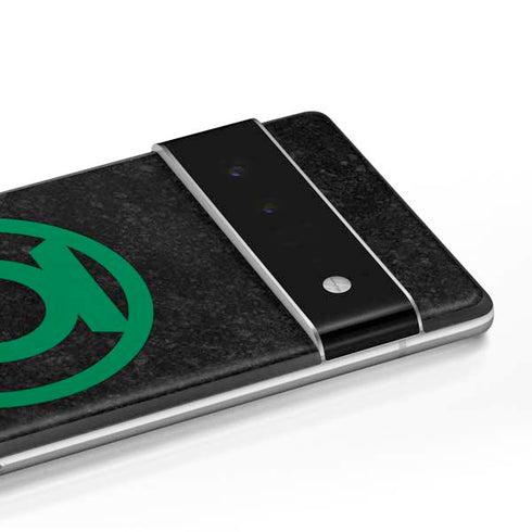 DC Comics Green Lantern Logo Black Background Google Pixel 6 Pro Skin